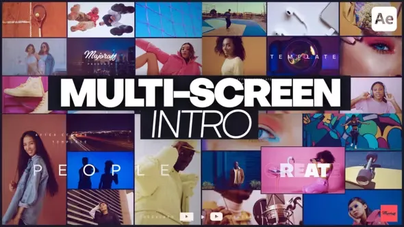 Videohive Multi-Screen Intro 43901760 1 Videohive Multi-Screen Intro 43901760