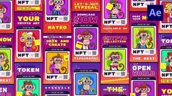 Videohive NFT Instagram Portrait Square Stories 44483007 1 Videohive NFT Instagram Portrait Square Stories 44483007