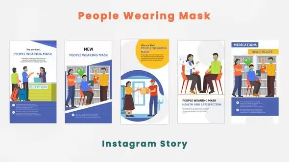 Videohive People Wearing Mask Instagram Story 44420829 1 Videohive People Wearing Mask Instagram Story 44420829
