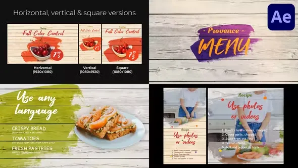 Videohive Provence Menu for After Effects 44390227 1 Videohive Provence Menu for After Effects 44390227