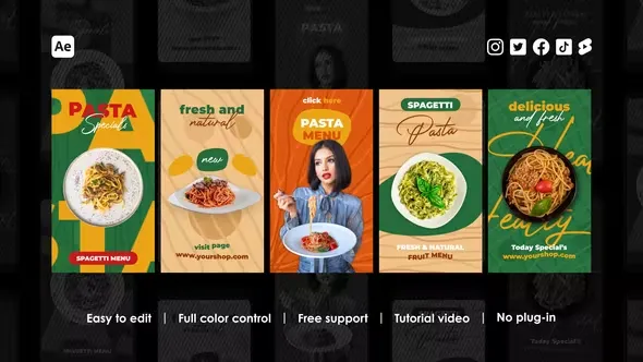 Videohive Restaurant Instagram Stories 44160104 1 Restaurant Instagram Stories
