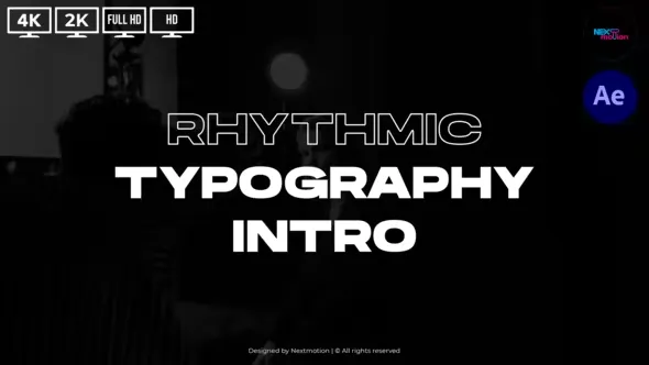 Videohive Rhythmic Typography Intro 44475428 1 Videohive Rhythmic Typography Intro 44475428