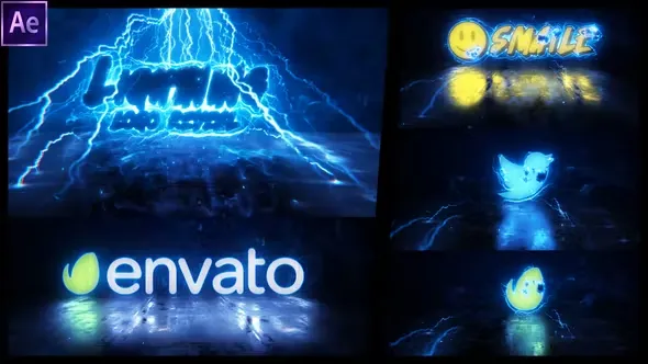 Videohive Thunder and Lightning Logo Reveal 44065265 1 Thunder and Lightning Logo Reveal