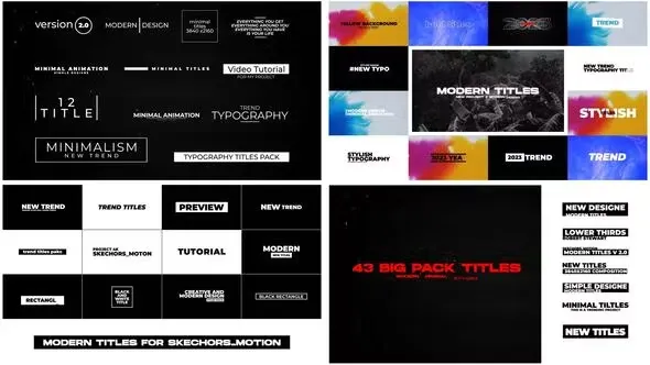 Videohive Titles Pack 44442082 1 Videohive Titles Pack 44442082