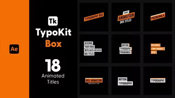 Videohive Typo Kit Box Titles for After Effects 44522047 1 Videohive Typo Kit Box Titles for After Effects 44522047