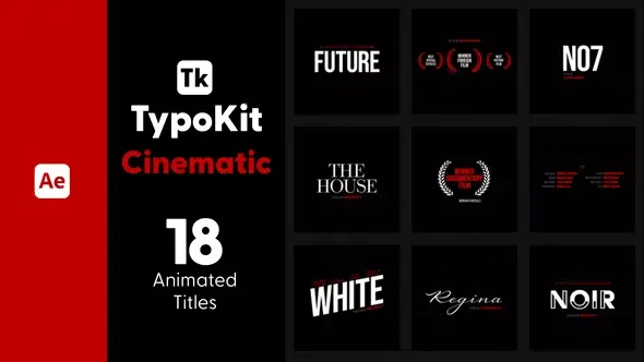 Videohive Typo Kit Cinematic Titles for After Effects 44505232 1 Videohive Typo Kit Cinematic Titles for After Effects 44505232