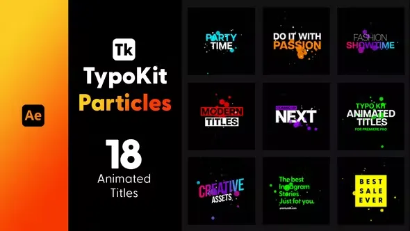 Videohive Typo Kit Particles Titles for After Effects 44565286 1 Videohive Typo Kit Particles Titles for After Effects 44565286