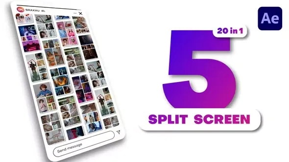 Videohive Vertical Multiscreen - 5 Split Screen 44453739 1 Videohive Vertical Multiscreen - 5 Split Screen 44453739