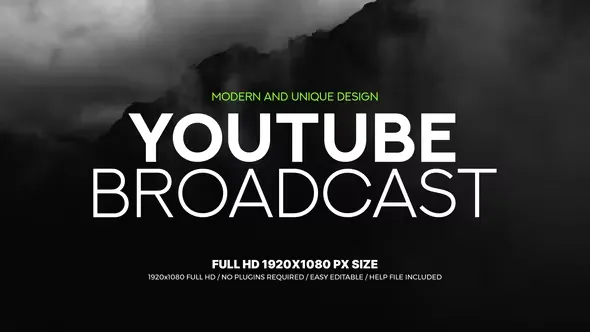 Videohive Youtube Broadcast 43932265 1 Videohive Youtube Broadcast 43932265