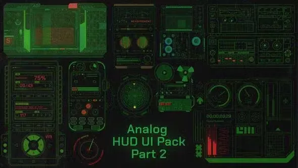 Videohive Analog HUD UI Pack 2 44412330 1 Videohive Analog HUD UI Pack 2 44412330