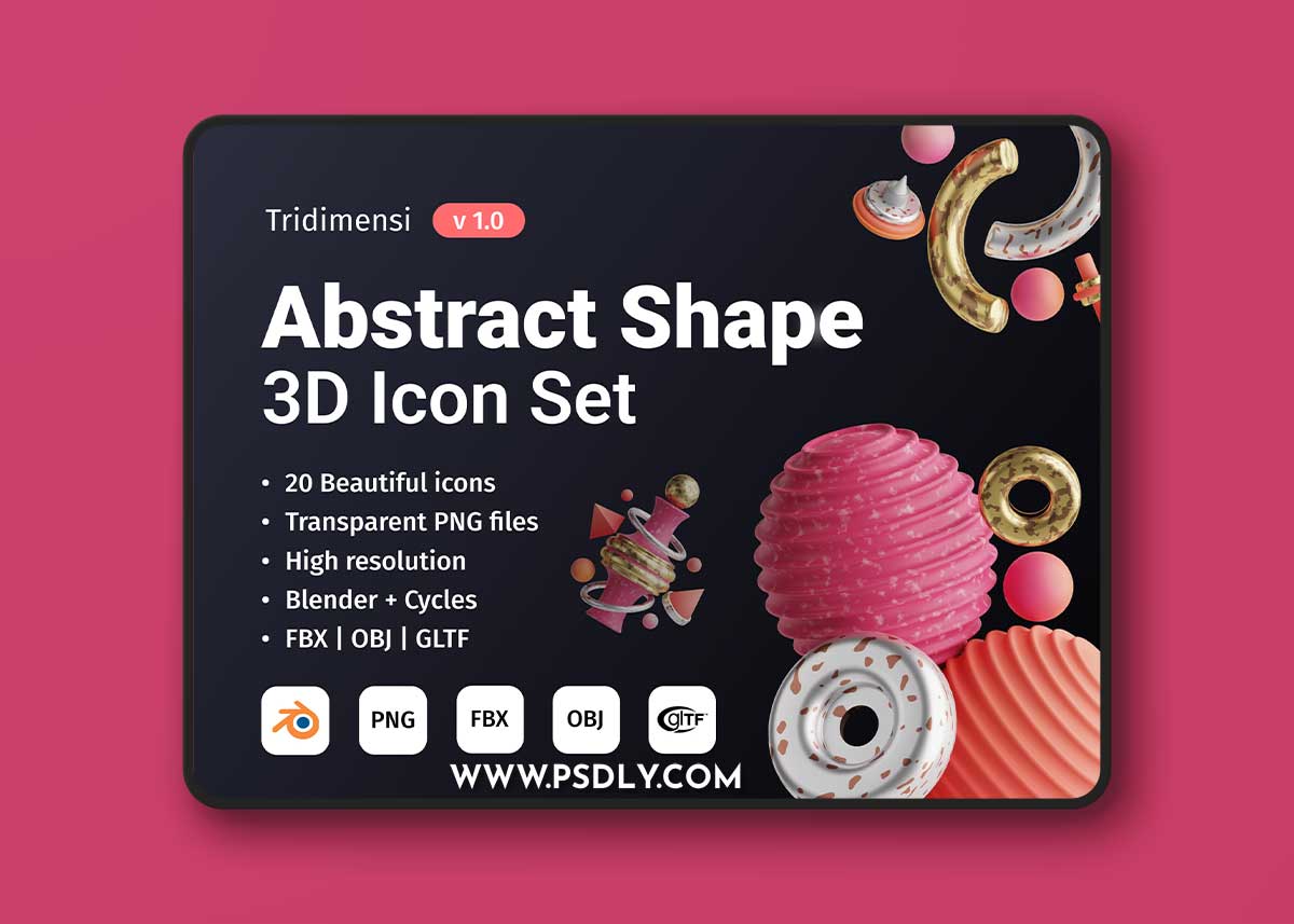 3D Abstract Shape 1 3D Abstract Shape