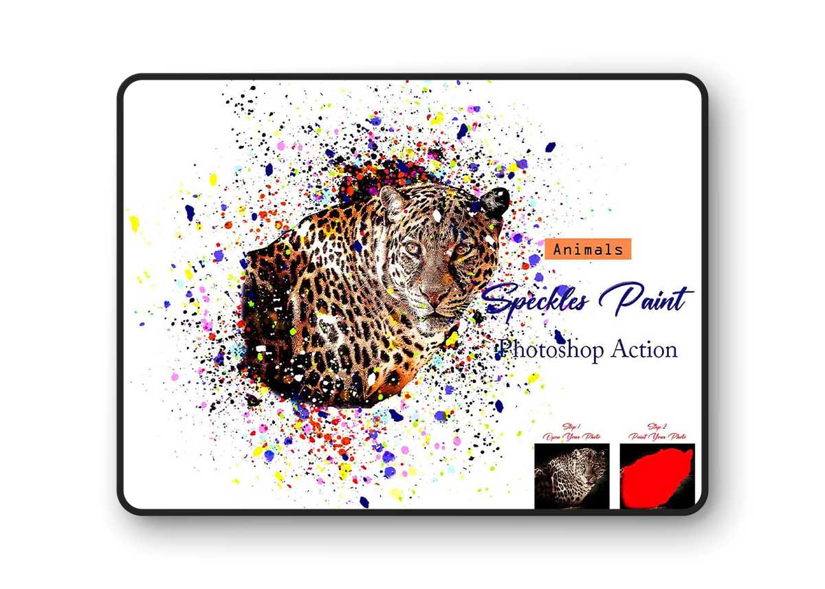 CreativeMarket - Animals Speckles Paint PS Action 15943404 1 CreativeMarket - Animals Speckles Paint PS Action 15943404