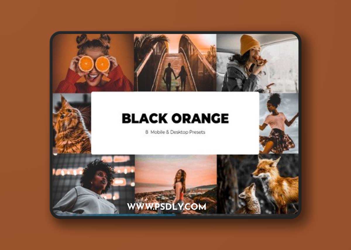 Creativemarket - BLACK ORANGE Lightroom Presets 1 Creativemarket - BLACK ORANGE Lightroom Presets