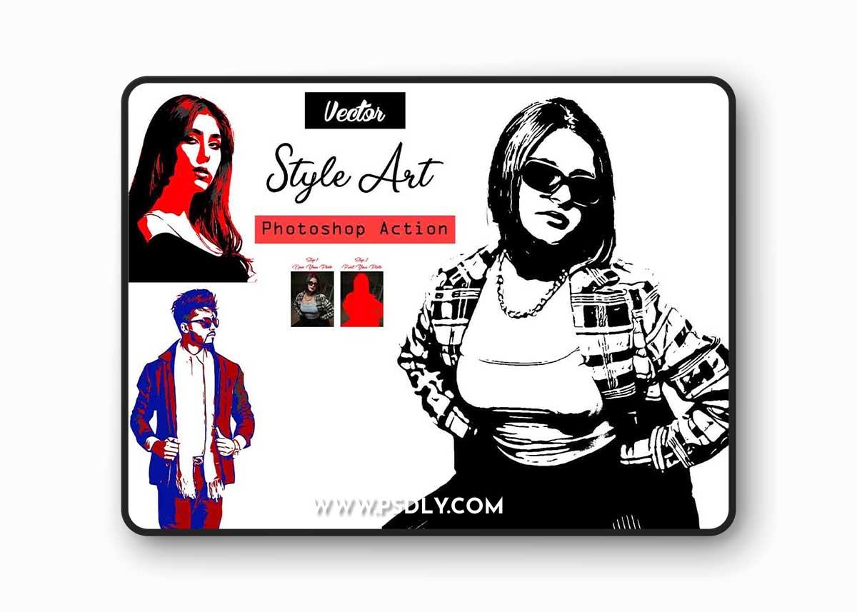 Creativemarket - Vector Style Art Photoshop Action 14974786 1 Creativemarket - Vector Style Art Photoshop Action 14974786