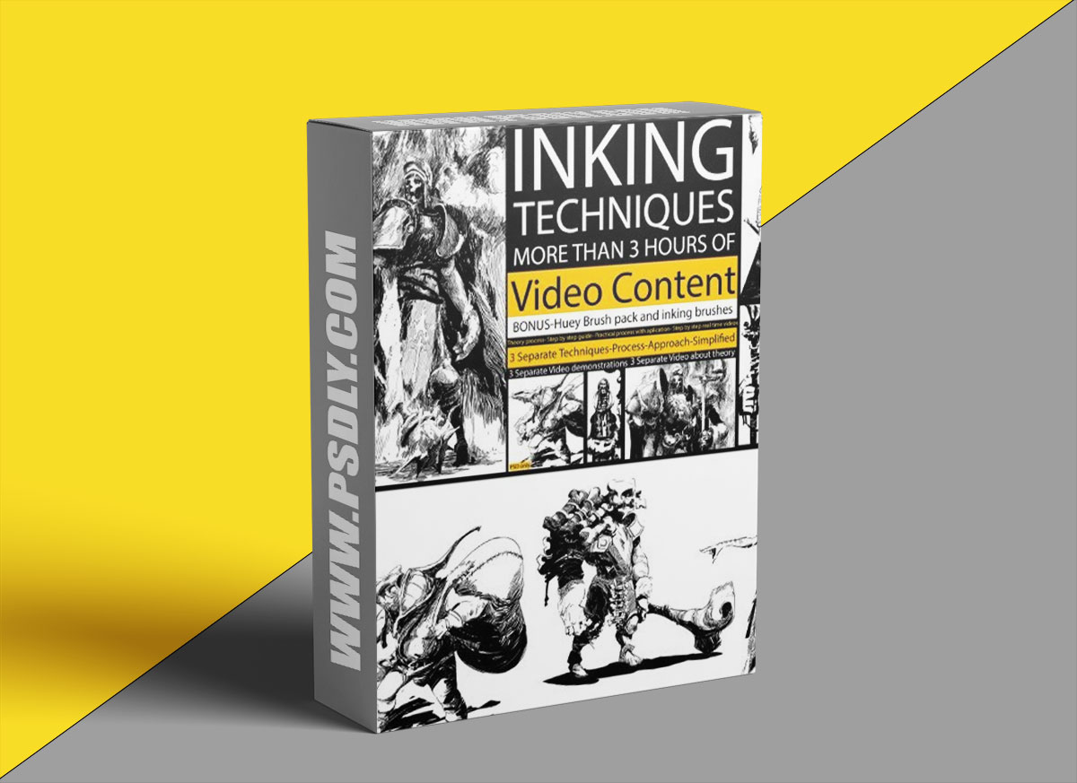Gumroad - Inking Techniques - Hue Teo 1 Gumroad - Inking Techniques - Hue Teo