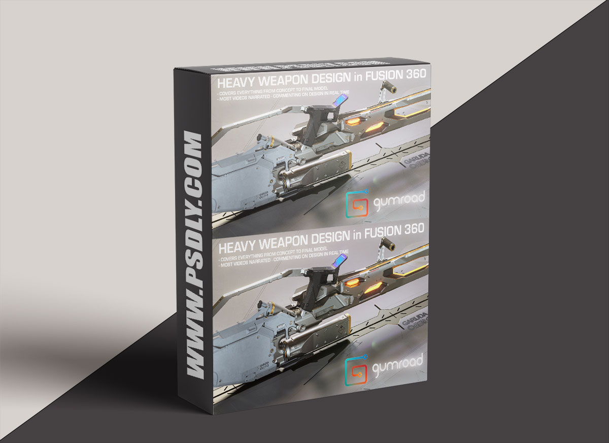 Gumroad – Heavy Weapon design in Fusion 360 – Alex Senechal 1 Gumroad – Heavy Weapon design in Fusion 360 – Alex Senechal