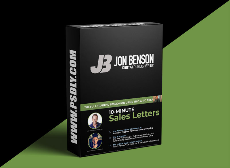 Jon Benson – 10-Minute Sales Letter Download 2023 1 Jon Benson 10-Minute Sales Letter Download