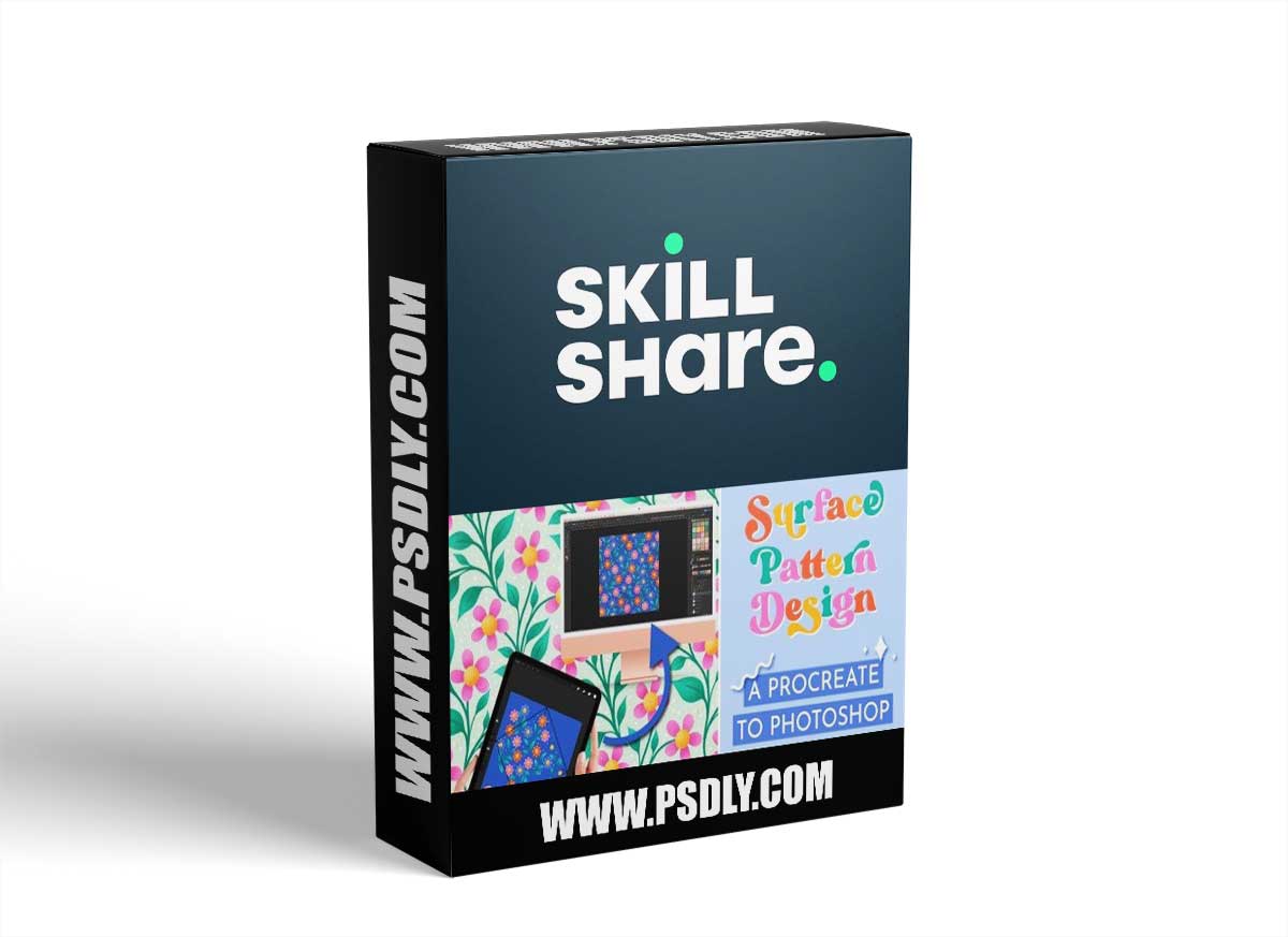 Surface Pattern Design : A Procreate to Photoshop Workflow 1 Surface Pattern Design : A Procreate to Photoshop Workflow