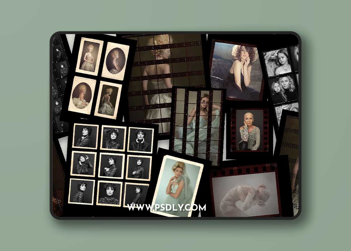The Portrait Masters – Contact Sheets & Vintage Photo Print Edges 1 The Portrait Masters – Contact Sheets & Vintage Photo Print Edges