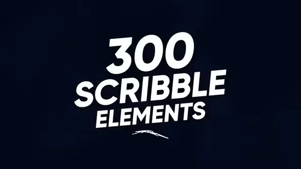 Videohive 300 Scribble Elements 23145343 1 Videohive 300 Scribble Elements 23145343