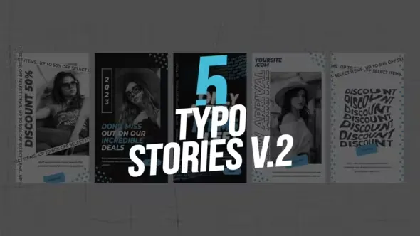 Videohive 5 Typo Stories V.2 45192229 1 Videohive 5 Typo Stories V.2 45192229