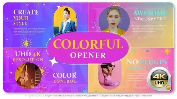 Videohive Colorful Opener 45195974 1 Videohive Colorful Opener 45195974
