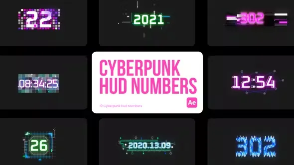 Videohive Cyberpunk HUD Numbers for After Effects 44912462 1 Videohive Cyberpunk HUD Numbers for After Effects 44912462