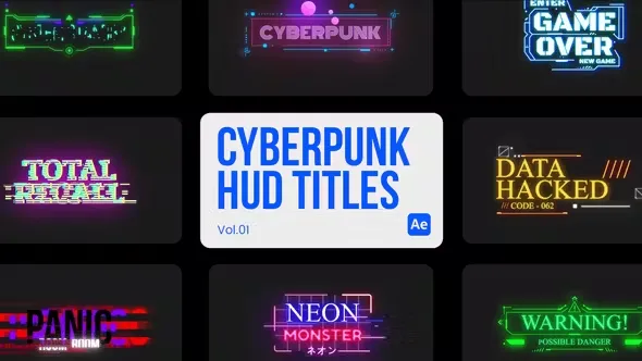 Videohive Cyberpunk HUD Titles 01 for After Effects 44871454 1 Videohive Cyberpunk HUD Titles 01 for After Effects 44871454