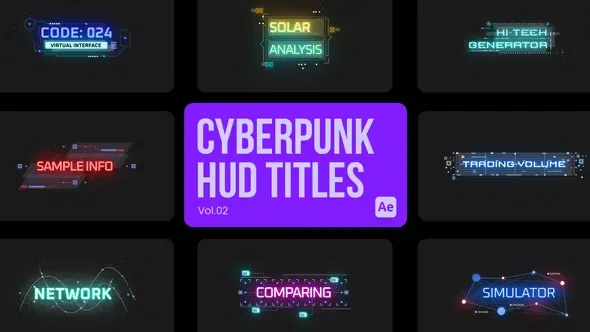 Videohive Cyberpunk Titles 02 for After Effects 45038027 1 Videohive Cyberpunk Titles 02 for After Effects 45038027