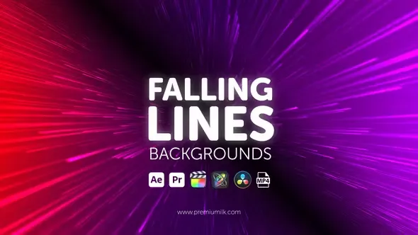 Videohive Falling Lines Backgrounds 45103779 1 Videohive Falling Lines Backgrounds 45103779