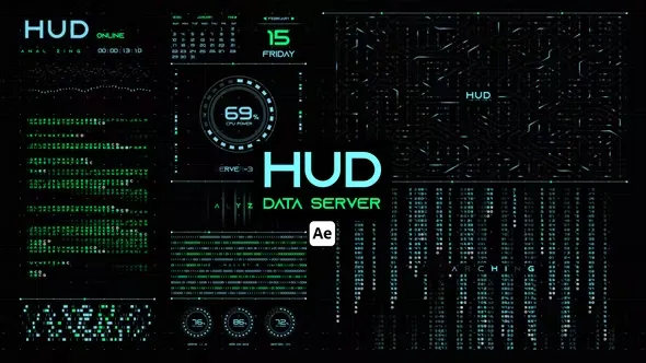 Videohive HUD Data Server for After Effects 44657773 1 Videohive HUD Data Server for After Effects 44657773