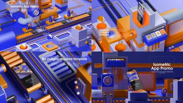 Videohive Isometric App MockUp Promo 44938793 1 Videohive Isometric App MockUp Promo 44938793