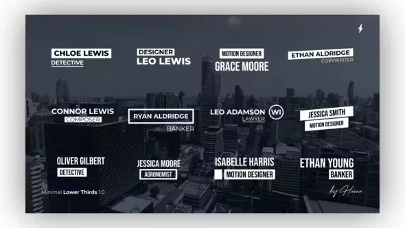Videohive Minimal Lower Thirds - AE 44763092 1 Videohive Minimal Lower Thirds - AE 44763092