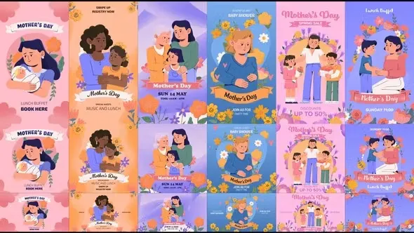 Videohive Mother's Day Bundle 45183125 1 Videohive Mother's Day Bundle 45183125