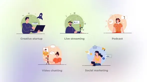 Videohive Social Marketing - Flat Concept 44740349 1 Videohive Social Marketing - Flat Concept 44740349