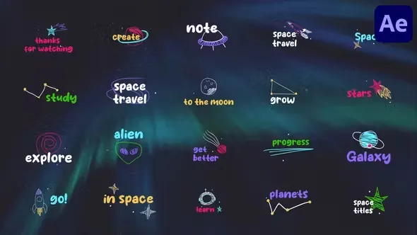 Videohive Space Titles for After Effects 45212059 1 Videohive Space Titles for After Effects 45212059
