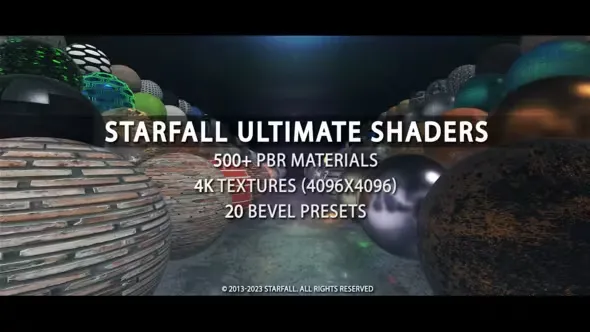 Videohive Starfall Ultimate Shaders 43269031 1 Videohive Starfall Ultimate Shaders 43269031