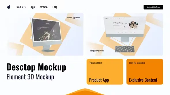 Videohive Website Desktop Mockup 44836508 1 Videohive Website Desktop Mockup 44836508