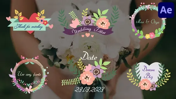 Videohive Wedding Romantic Titles for After Effects 44698293 1 Videohive Wedding Romantic Titles for After Effects 44698293