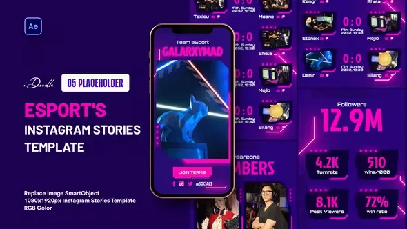 Videohive eSport Instagram Stories 44596908 1 Videohive eSport Instagram Stories 44596908
