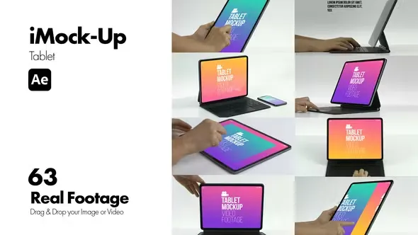 Videohive iMock-Up Tablet for After Effects 44762408 1 Videohive iMock-Up Tablet for After Effects 44762408