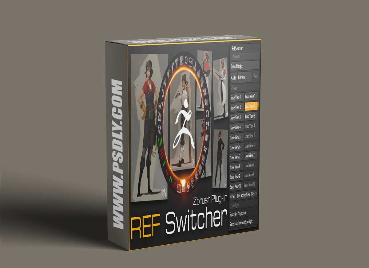 ZBrush Plugin Ref Switcher 1 ZBrush Plugin Ref Switcher