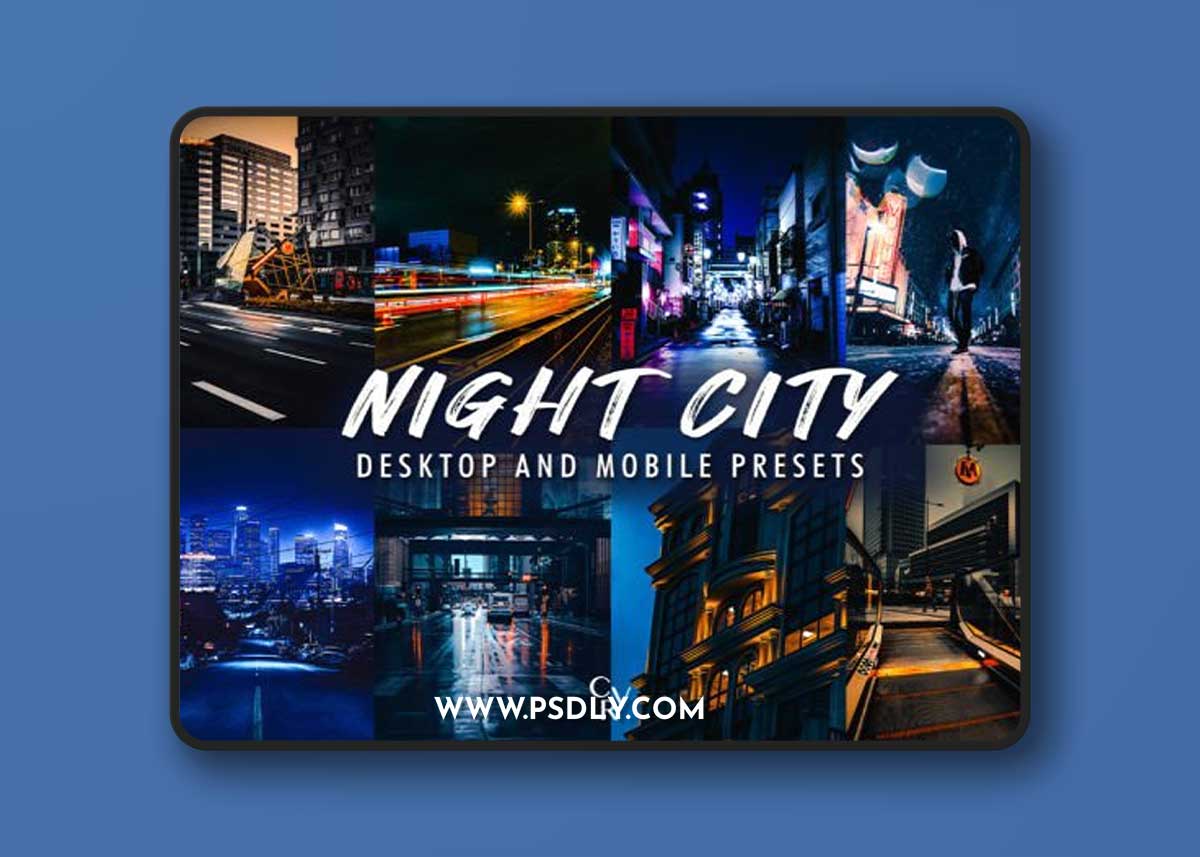 10 Night City Lightroom Presets 1 10 Night City Lightroom Presets