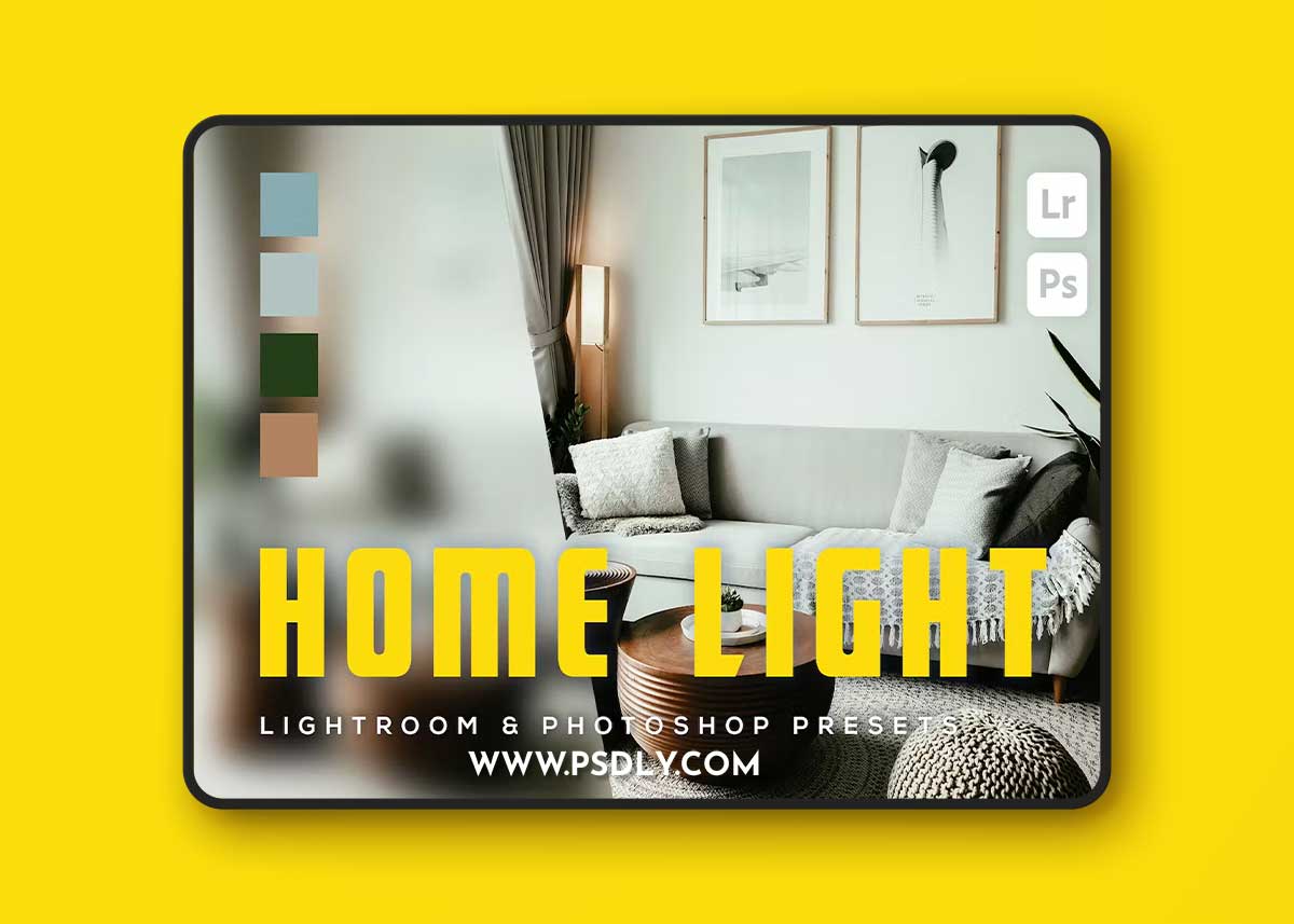 6 Home Light Lightroom and Photoshop Presets 1 6 Home Light Lightroom and Photoshop Presets