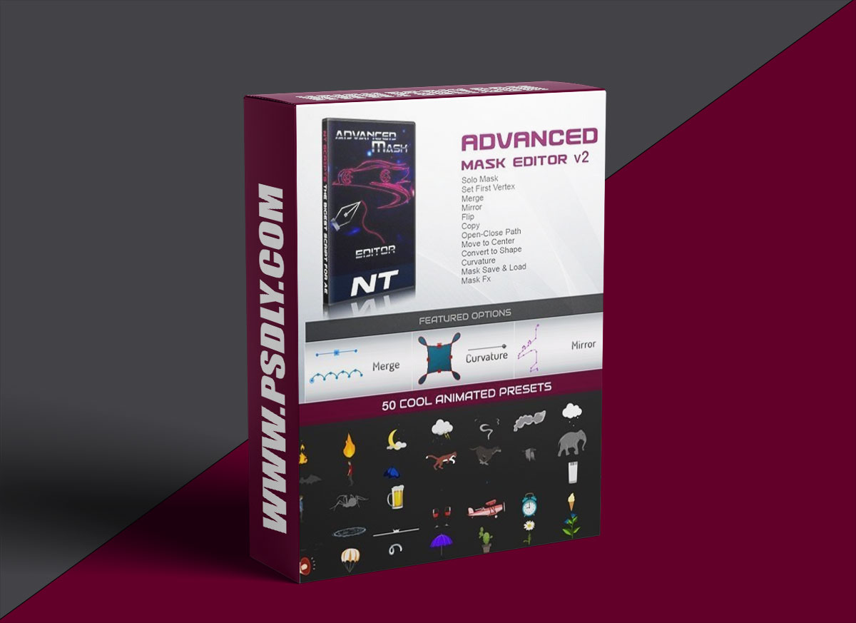 Aescripts Advanced Mask Editor v2.4 Win/Mac 1 Aescripts Advanced Mask Editor v2.3 Win/Mac