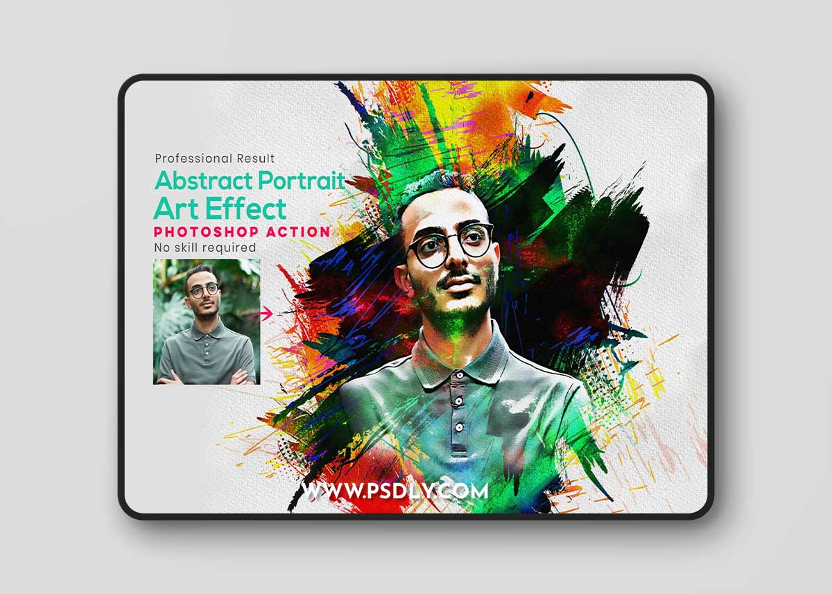 Creativemarket - Abstract Portrait Art Photo Effect 10364897 1 Creativemarket - Abstract Portrait Art Photo Effect 10364897