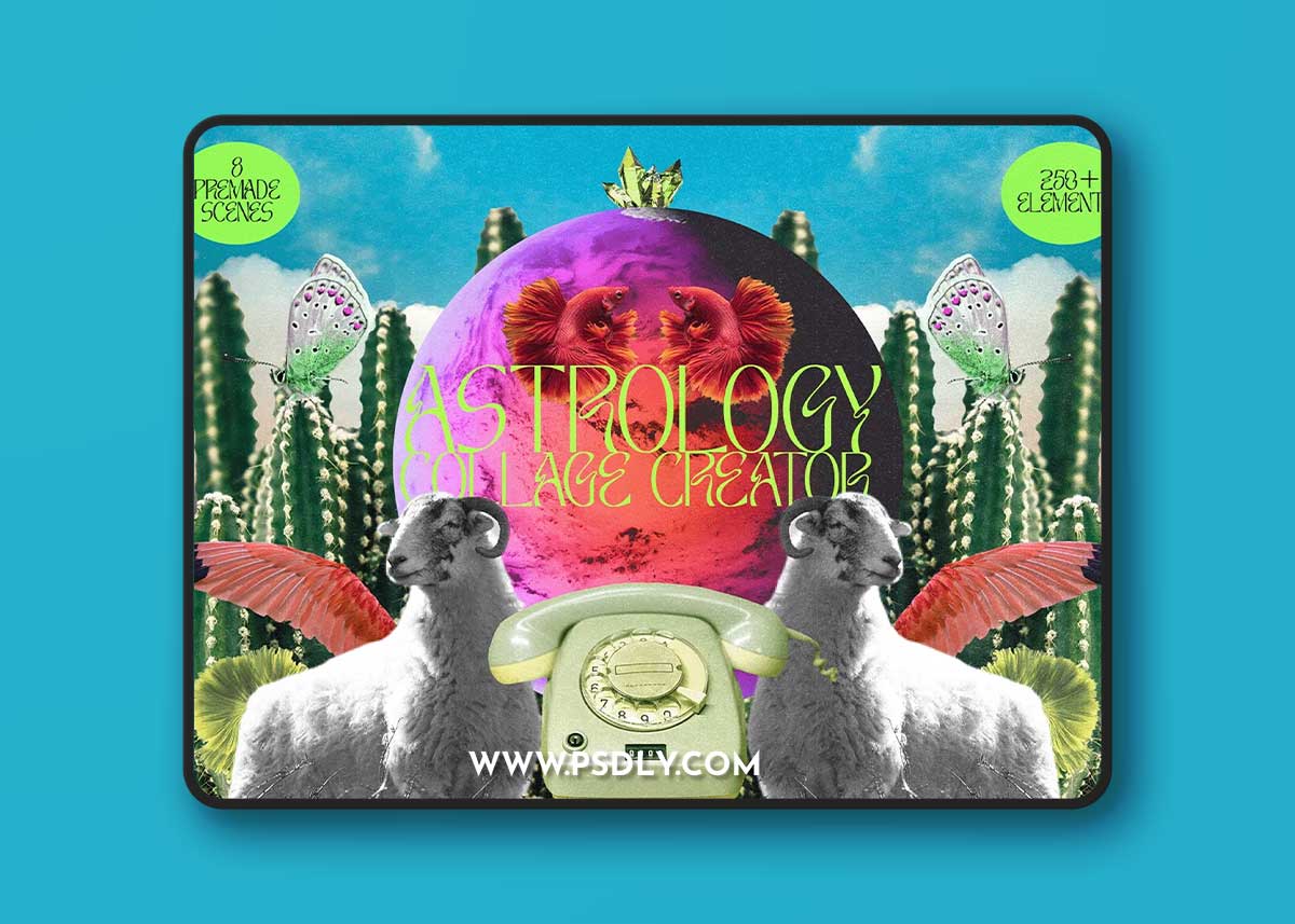 Creativemarket - Astrology Collage Creator 6988511 1 Creativemarket - Astrology Collage Creator 6988511