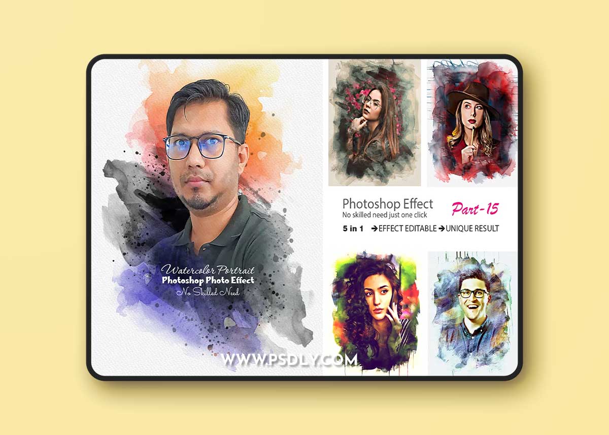 Creativemarket - Painting Photo Effect Template 10981743 1 Creativemarket - Painting Photo Effect Template 10981743