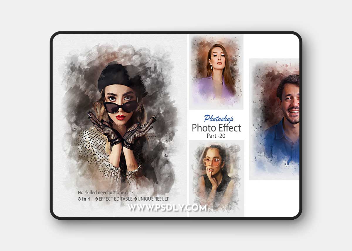 Creativemarket - Realistic Painting Photo Effect 10998873 1 Creativemarket - Realistic Painting Photo Effect 10998873