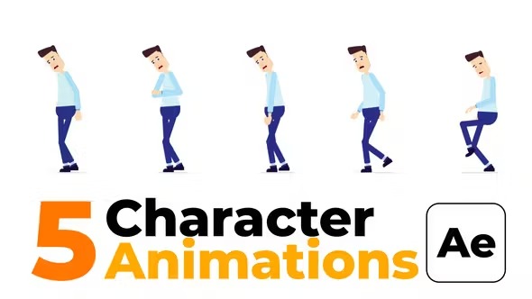 Videohive Character Animation - Sad Walk 45403520 1 Videohive Character Animation - Sad Walk 45403520
